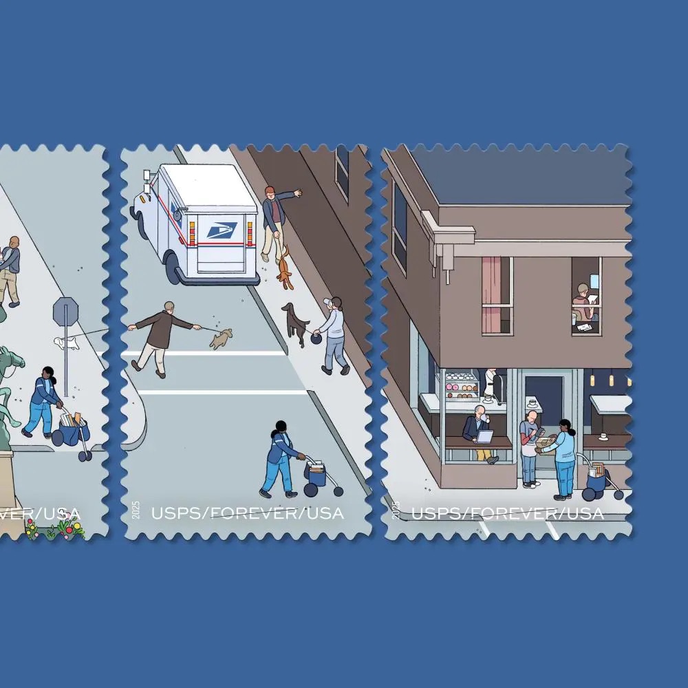 2025 Years of Delivering Stamps, Sheet of 20