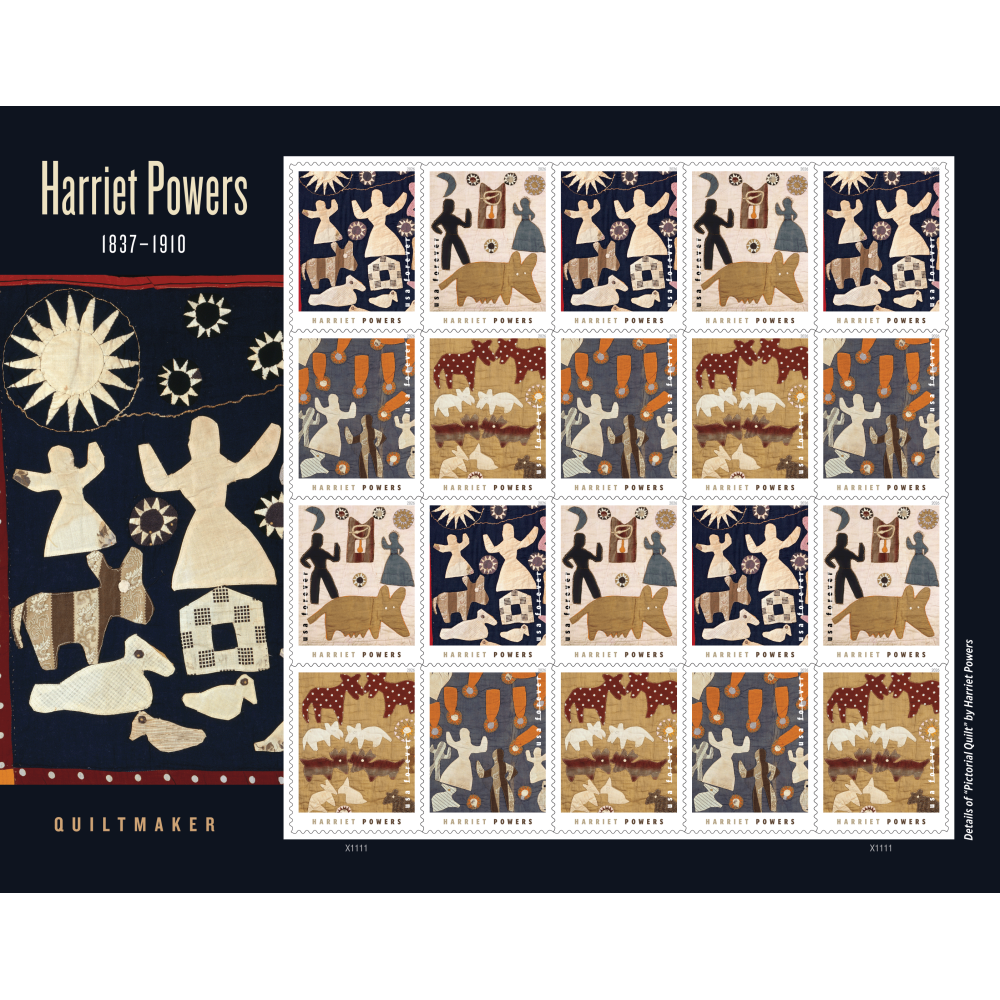 (2026) Harriet Powers Forever Stamps, Sheet of 20