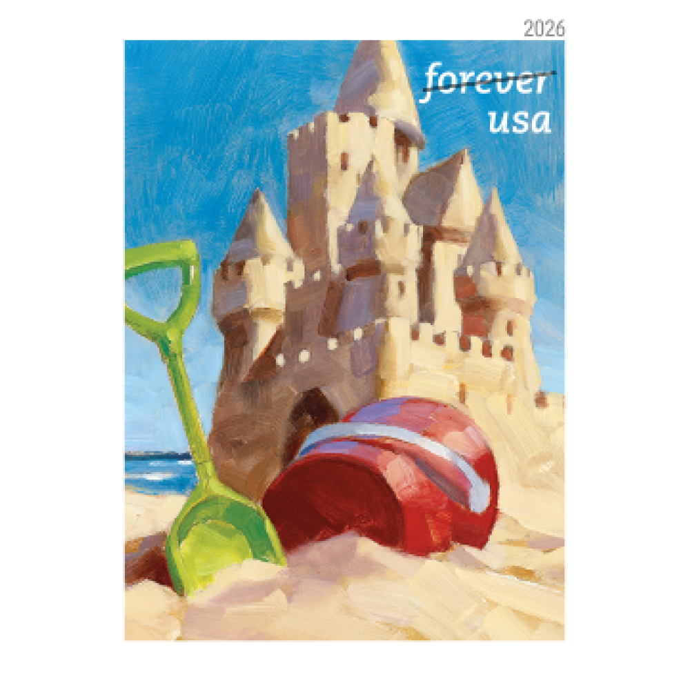 (2026) A Day at the Beach Forever Stamps, Book of 20